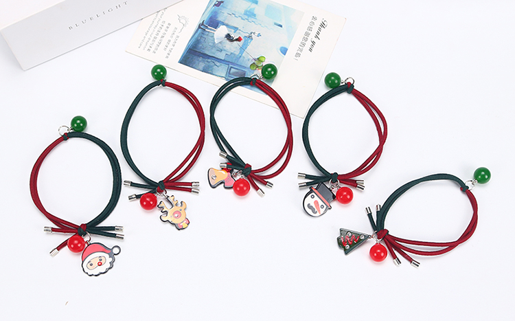 Phiên bản tiếng Hàn của mũ Giáng sinh cho trẻ em băng cao su kẹp tóc năm mới phụ kiện tóc gạc băng đô cao su headband dễ thương tai thỏ đầu dây dây buộc tóc cute