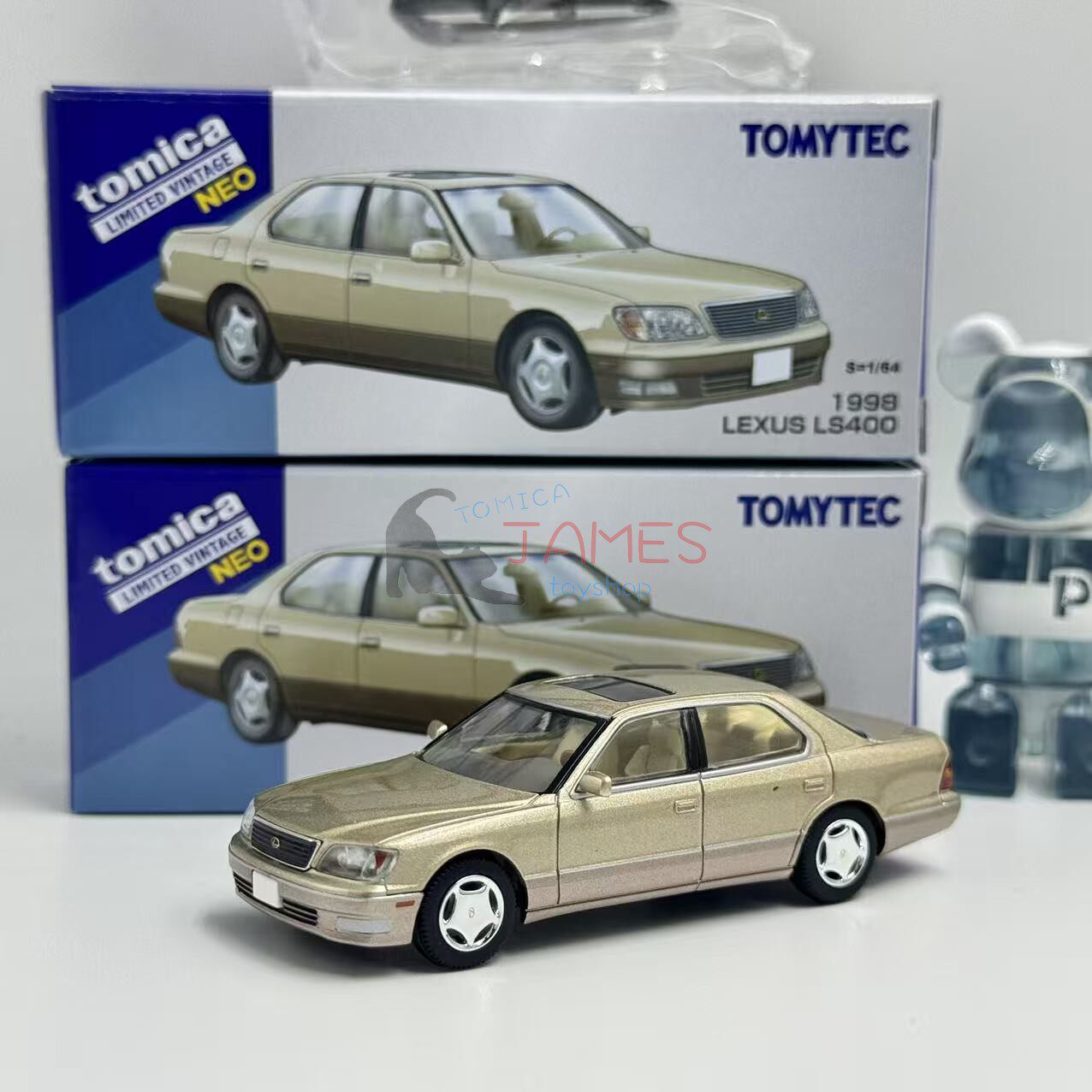 26年2月TOMYTEC TLV LV-N 1998 LEXUS LS400 (GOLO BEIGE)香槟金