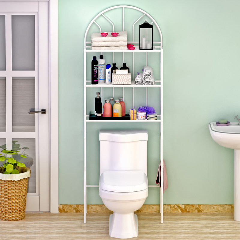 Bathroom Washing Machine Layer Rack Bathroom Shelving MAKEUP ROOM TOILET RACK TOILET FINISHING RACK FLOOR HOLDING LAYER SHELF