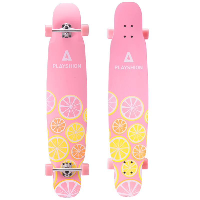 Adult Highway 4 wheels Long board skateboard Professional Brush Street Double Teething Dancking Dance Board Campus Substitute