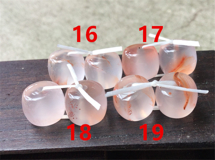 DIY аксессуары 正宗四川南红玛瑙冰飘.荔枝冻老形珠.桶珠..隔珠diy配件 77