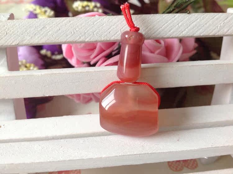 DIY аксессуары 天然南红手工南红玛瑙藏式冰飘diy三通配件58