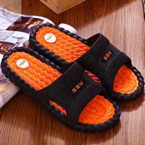 Slippers Male Summer Home Non-slip Thick Bottom Bathroom Bath Deodorized Home Indoor Soft Bottom Summer Men Cool Slippers