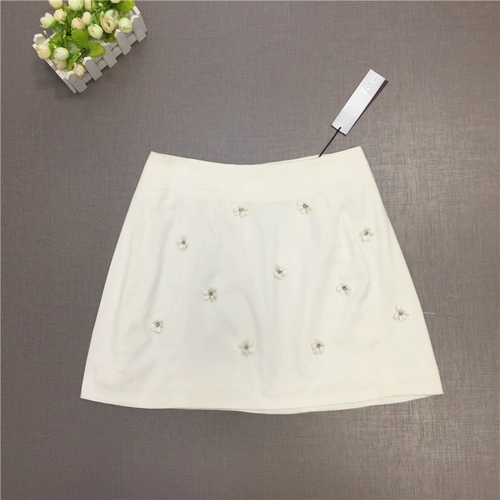 RCWH42404G Summer New Products от RCWH42404G 2021 Женские жемчужные цветы ламповая юбка из боя