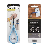 Синий силиконовый регулируемый браслет