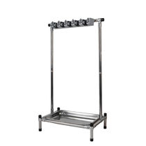 longdai (longdai) stainless steel mop rack floor movable broom rack hanging cleaning tools