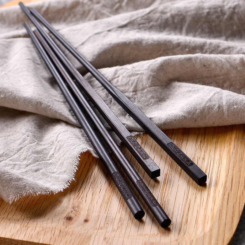 Ulwood chopsticks household black sandalwood solid wood without wax-free foreign trade export high-grade Japanese environmental chopsticks
