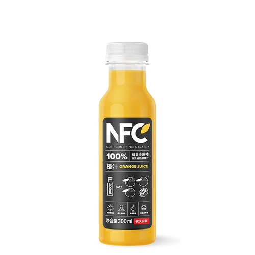 农夫山泉 NFC100%свежие фрукты прессовые фруктовые сок апельсиновый сок 300 мл*24 бутылки с полной коробкой из манго сок - более бесплатная доставка