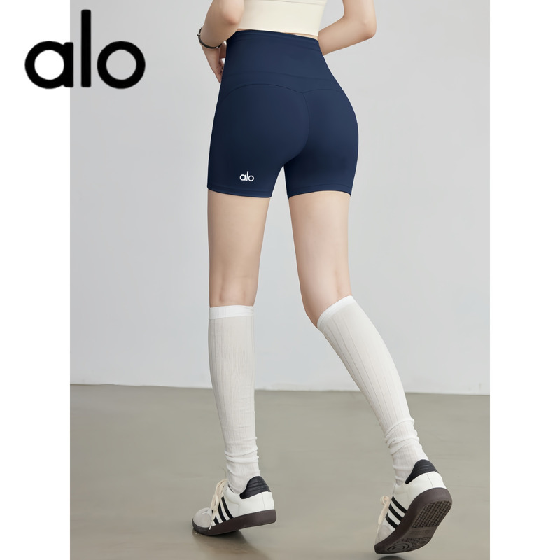 Aio Yoga Pants High-Waisted Butt-Lifting Women's Running Casual High-Elasticity Pilates Training Sports Shorts Fitness Three-Quarter Pants