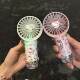 New Spray Fan Mini Handheld Portable Fan Convenient USB Charging Cute Desktop Electric Fan Dormitory