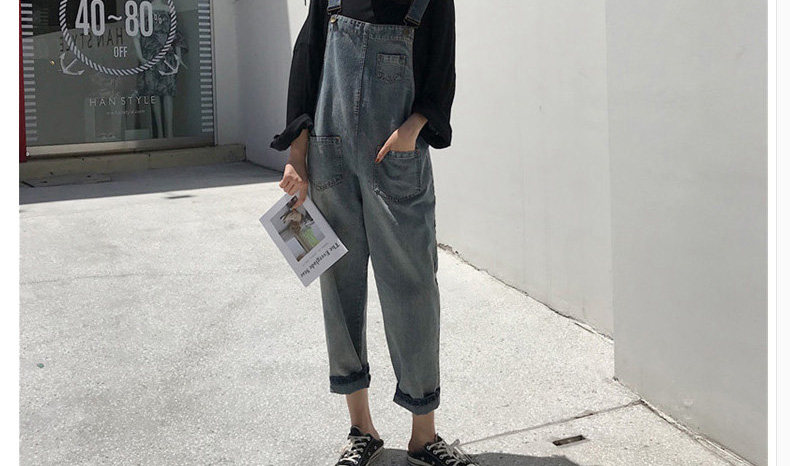 Брюки для беременных 孕妇背带裤套装春秋款2024新款外穿牛仔裤春季孕妇裤子长裤女春装