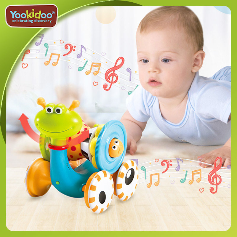 You Qiduo Yookidoo music snail baby puzzle learning to climb electric toys to guide infants and young children to crawl and look up