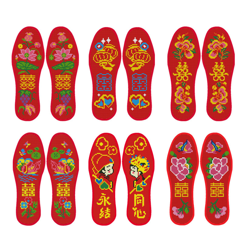 Personality Practical 2020 Making Running Insoles Female Soft Bottom Summer Comfort Wedding Creative Lady With Needlewire Generic-Taobao