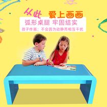 Parent-child restaurant Amusement facilities Childrens paradise Handmade learning table Kindergarten environmental protection home painting toy table
