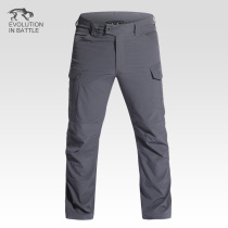 Tiger camp summer gray quick-drying stretch tactical pants ultra-thin combat pants dry instructor pants