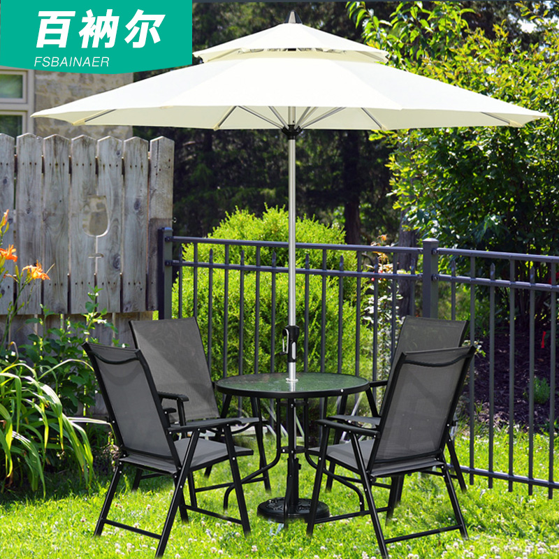 100 Castel Outdoor Beach Umbrella Courtyard Home column umbrella Rain-proof sunscreen stall Large terrace balcony Leisure beach umbrella