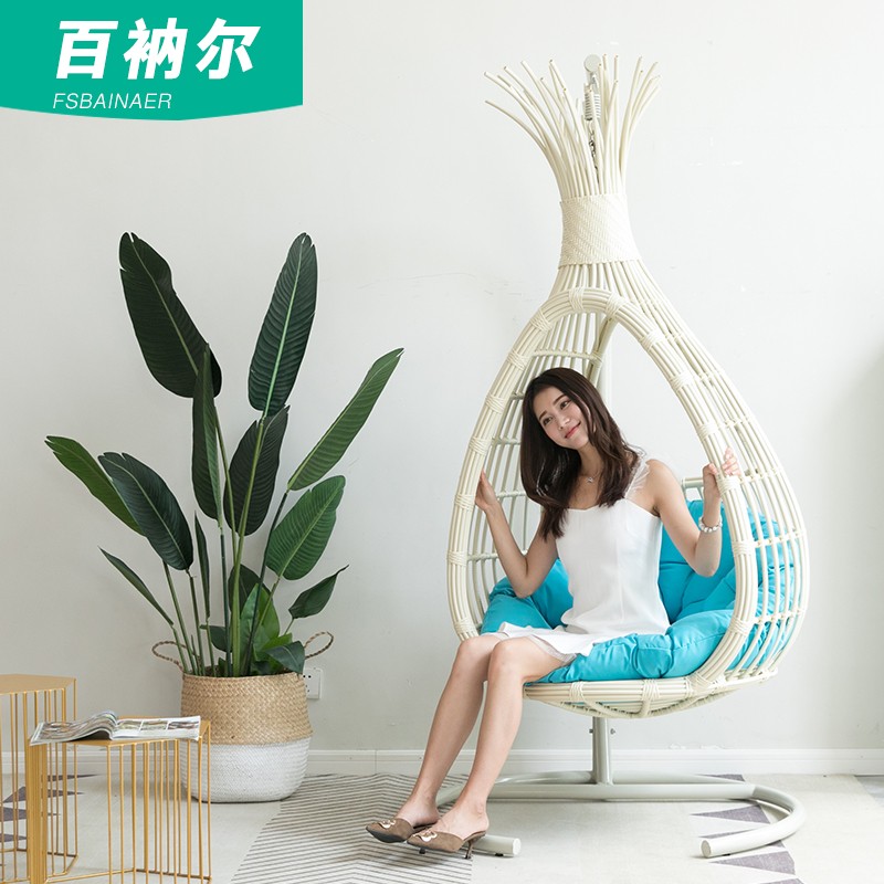100 Cage hanging basket Rattan Chair Balcony hanging chair Home Indoor netting Red Girl Swings set Living room Falling Chair Sloth CRADLE CHAIR