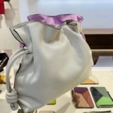 Loewe/Luo Yiwei Женская сумка Flamenco Рисование веревочное рисование Благословение Сумка рука рука с юн дуэт сумки с плечом -плечо -надувную сумочку