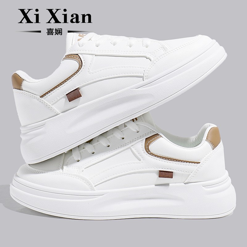 Спортивная обувь для детей; новинка 2026 года; сезон весна-осень; популярные повседневные модные кроссовки; универсальная спортивная обувь на толстой подошве