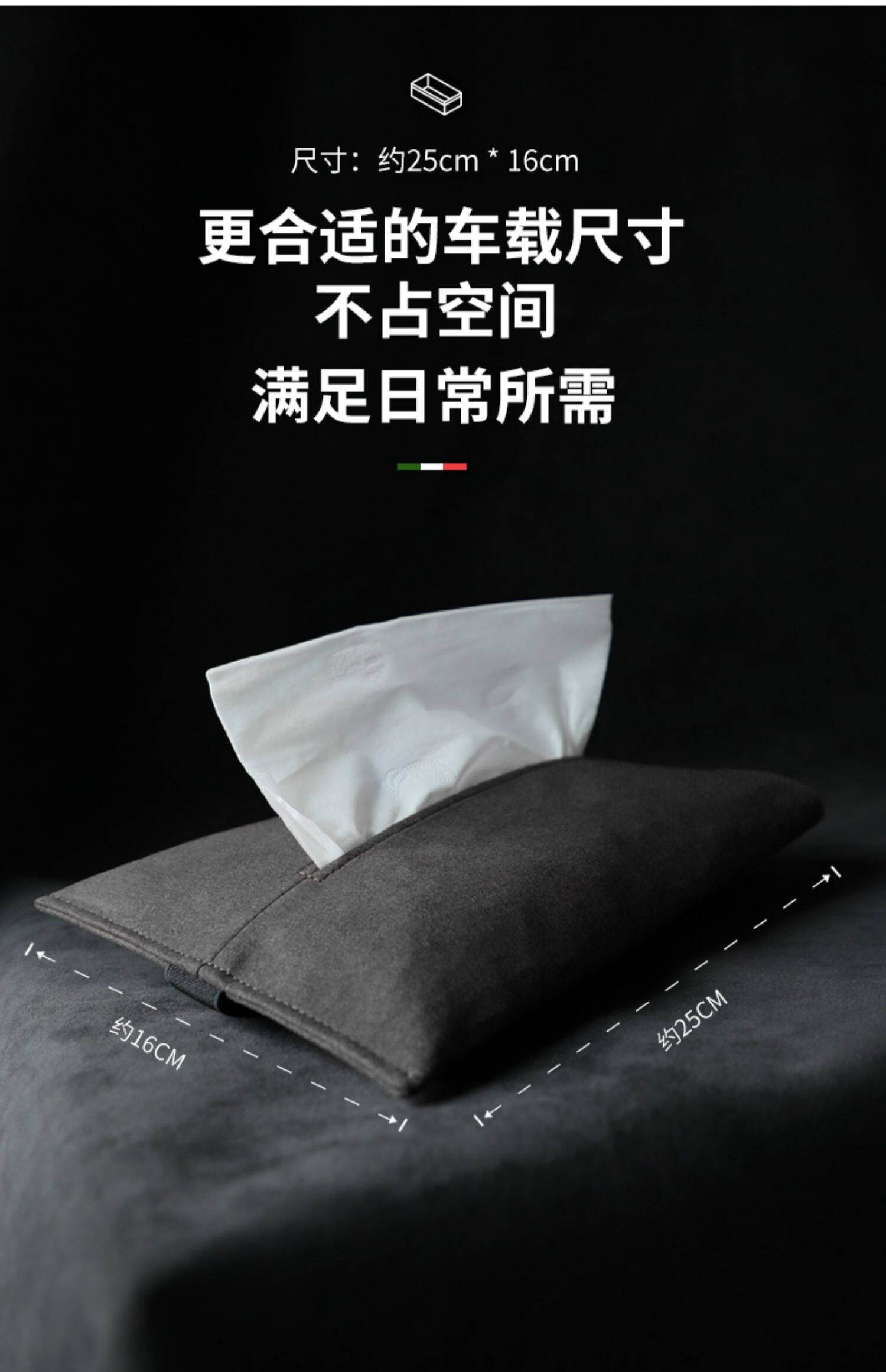 Suitable for the New Version of Model Y/Yl/3 Car Tissue Box, Hidden Tissue Box, Hanging Type
