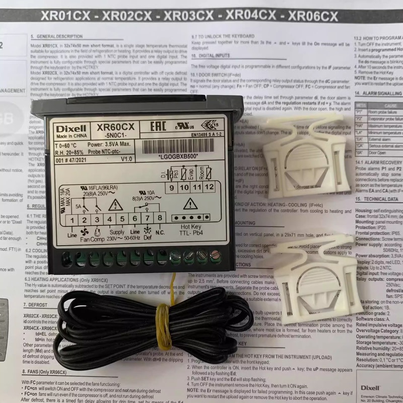 Elf Thermostat Xr60Cx-5N0C1//Dixell--Xr60Cx-5Noc1 Thermostat Elf Thermostat Xr60Cx-5N0C1//Dixell--Xr60Cx-5Noc1 Thermostat