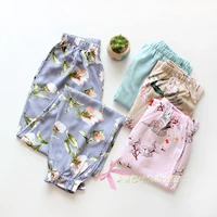 Mùa xuân và mùa hè mỏng phần cotton cotton lụa nữ nhà quần cotton cotton cao eo mềm mại quần legging nam