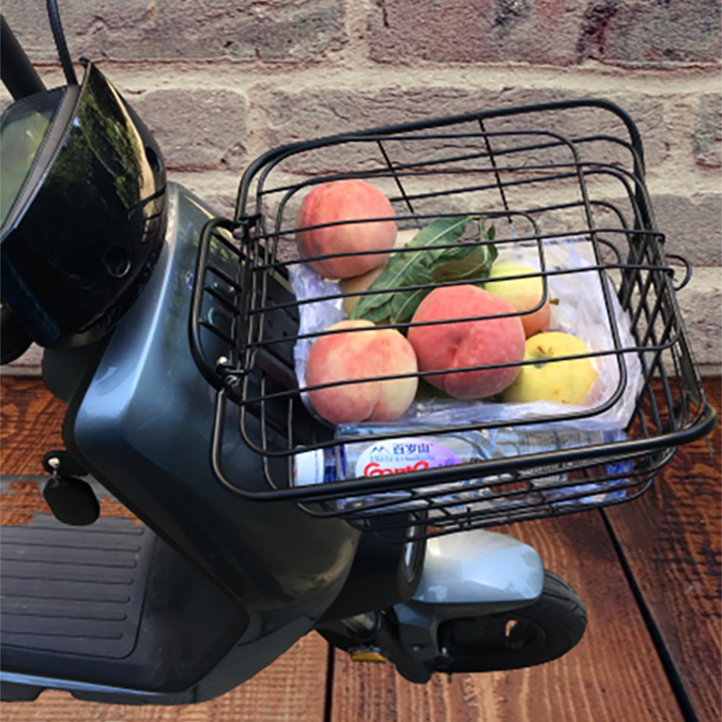 Calf electric car g0 car basket gova mounted semi-hard hat with lid car basket HY modified accessories front third grade