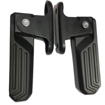 Calf g0f0 pedals front pedals black metal folding crisp modification accessories electric car non-original