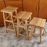 Дубовая современная подставка для ног для домашнего использования из натурального дерева, увеличенная толщина