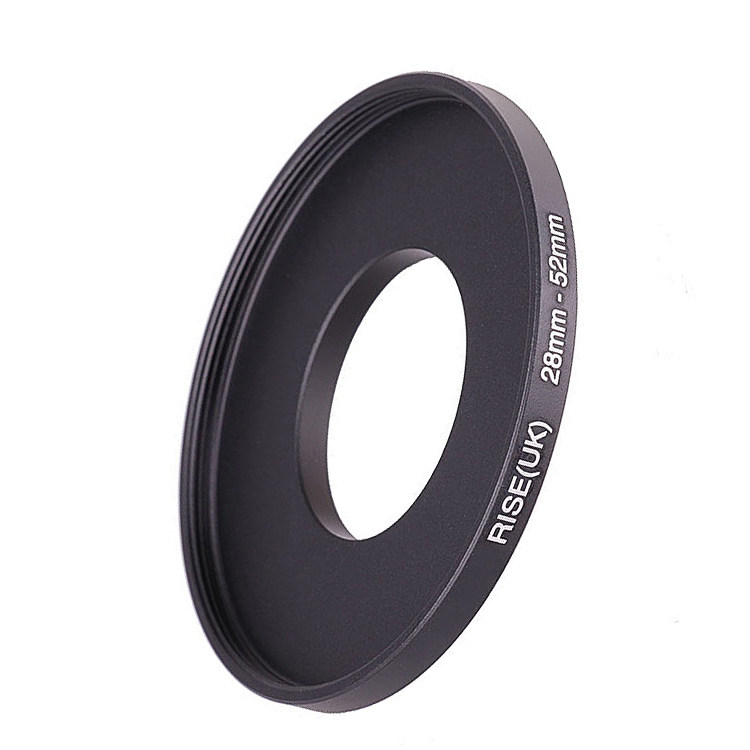 28-52mm filter adapter ring 28 lens to pick up 52 filter lens 28 external thread turn 52 internal thread small turn large