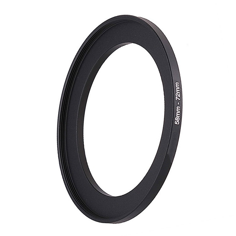 58-72mm switching ring 58mm lens to pick up 72mm filter lens 58 external thread turn 72 internal thread small turn large