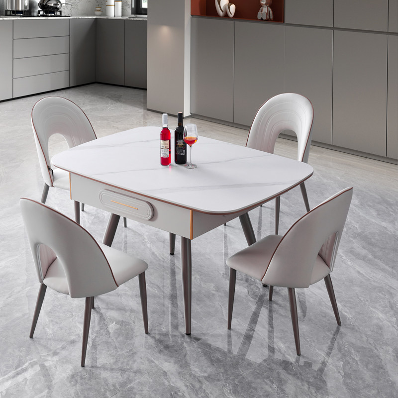 Mahjong machine table household integrated mute mahjong table fully automatic dual-use multifunctional cream windy rectangular dining table-Taobao