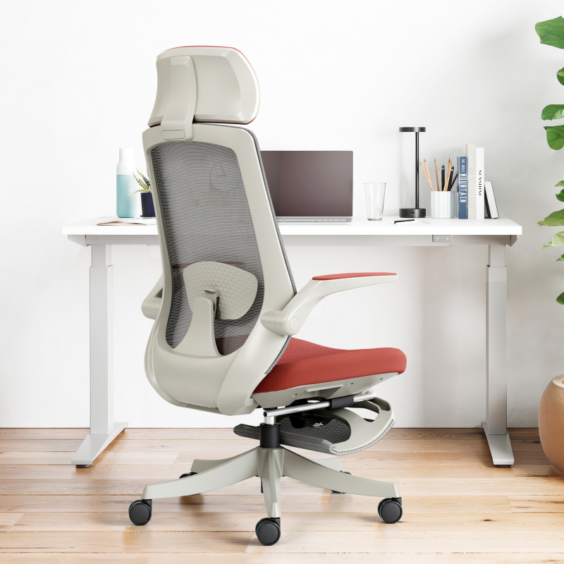Ergonomic Chair, Office Chair, Comfortable for Long Periods of Sitting, Computer Chair, Student Gaming Chair, Breathable Reclining Chair for Bedroom, Lunch Break Chair
