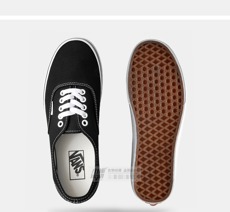 Xiao Cui thể thao Vans màu đen và trắng cổ điển giày vải cắt thấp cổ điển Giày nam nữ chính hãng Giày VN-0EE3BLK jordan xám trắng