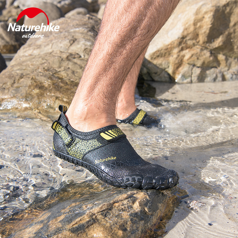 NH Norway customer Outer covered water shoes beach shoes men and women seaside fashion non-slip soft bottom speed dry soft shoes swimming diving shoes