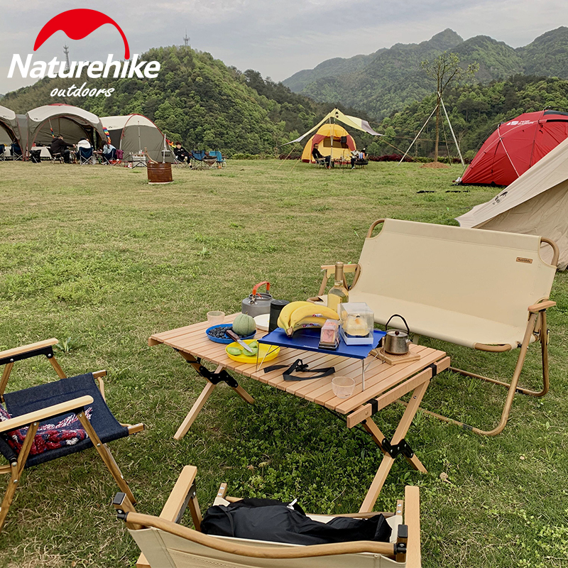 naturaike Norwegian guest folding chair outdoor portable fishing chair Field camping beach chair Backrest Matza Stool