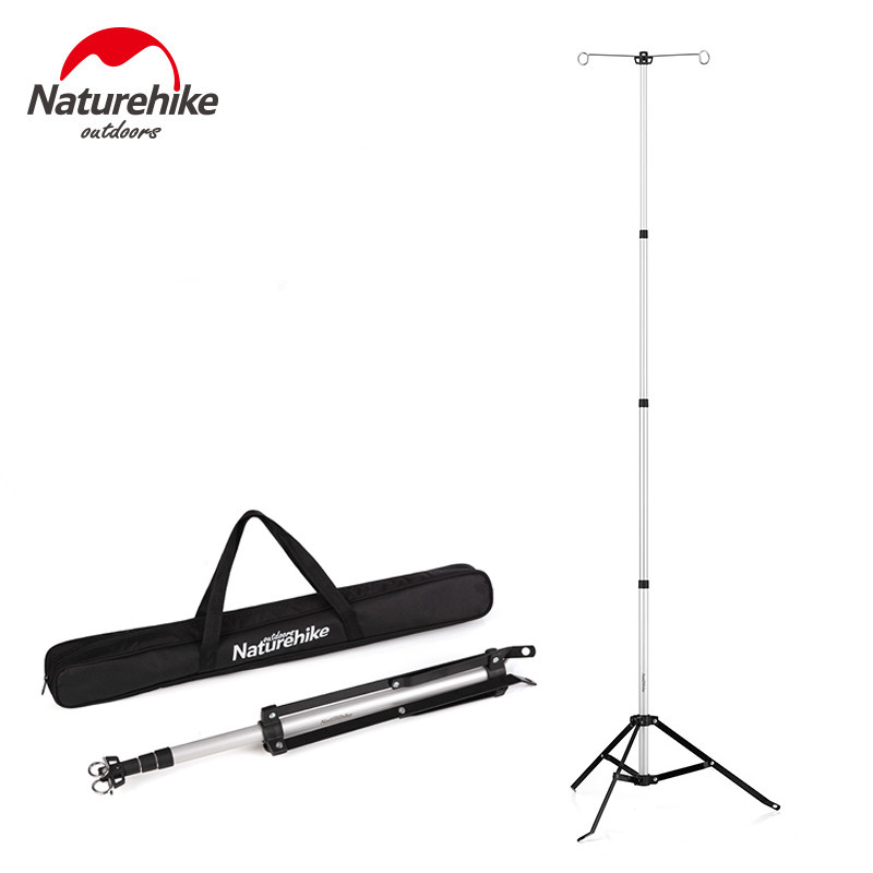 NH Nuke Triangle Light Stand Bracket Lighting Hanging Light Stand Telescopic Pole Wild Camping Picnic BBQ Camp Light Stand