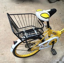 Shelf for schoolbag rear basket basket rear seat large-capacity pocket mountain Black reinforced bicycle bicycle