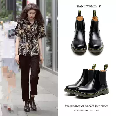 Martin boots women's spring and autumn single boots 2021 new autumn British style Chelsea boots summer thin women's boots tide