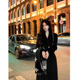 Norain does not rain French waist-hugging high-end long wool coat for women in autumn and winter temperament woolen jacket