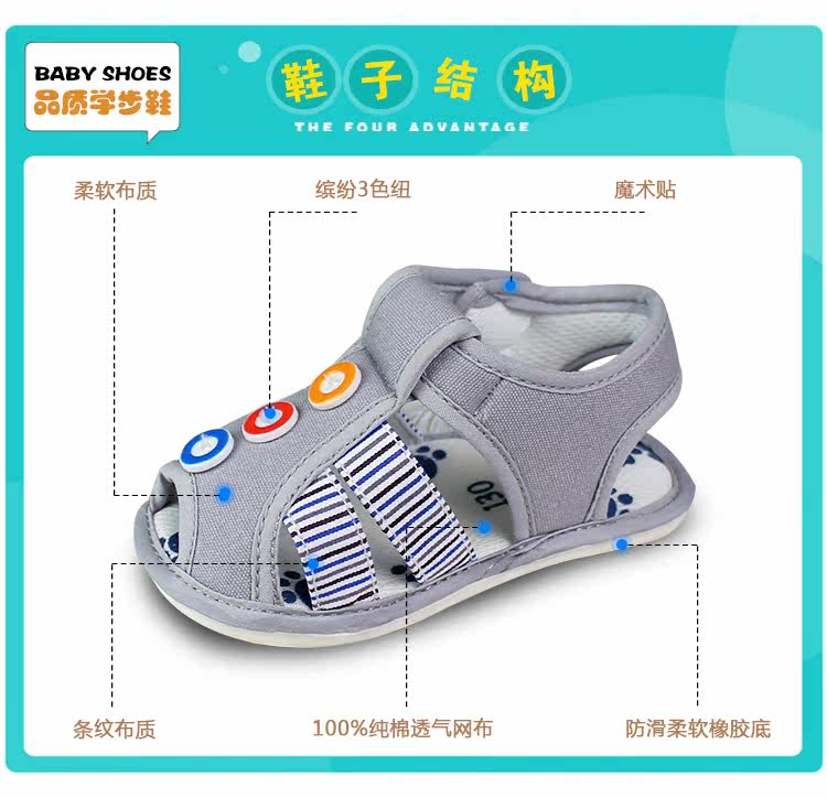 Chaussures enfants en coton pour été - Ref 1040104 Image 6