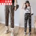 . 2020 Spring / Summer quần Casual Nine-Point quần Loose eo Loose Workwear Ngụy trang Harron Pants Sinh viên Thời trang Quần bó sát 