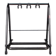 멀티 기타 스탠드 수직형 3피스 포크 일렉트릭 어쿠스틱 기타 멀티 헤드 스탠드 베이스 멀티 행 기타 스탠드 3