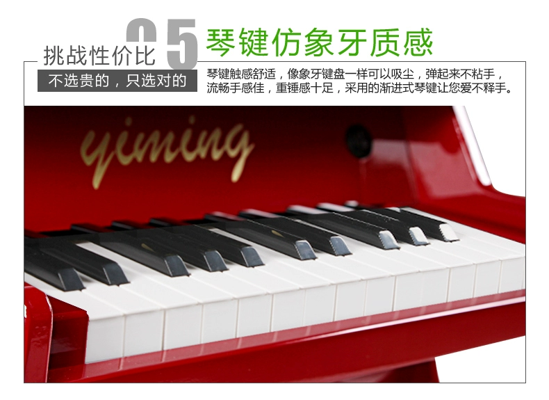 25 phím đàn piano nhỏ bé giáo dục sớm câu đố piano gỗ Bàn phím đồ chơi trẻ em có thể chơi quà tặng cho người mới bắt đầu - Đồ chơi nhạc cụ cho trẻ em