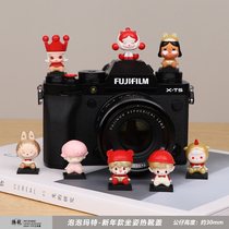 Genuine New Year Seated Bubble Mart hot shoe cover suitable for M50 Canon R50 Fuji XT5 Sony 10 Nikon Z30