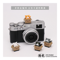 Please hug away cat hot boot cover creative stereoscopic cartoon camera cute decoration universal type dust cover
