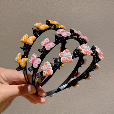 儿童编发发箍公主防滑压发头饰宝宝可爱碎发神器发夹碎发头箍发饰