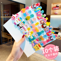 Children cartoon hairpin little girl lovely hairpin headdress Korean princess baby bang clip side clip hair act the role of