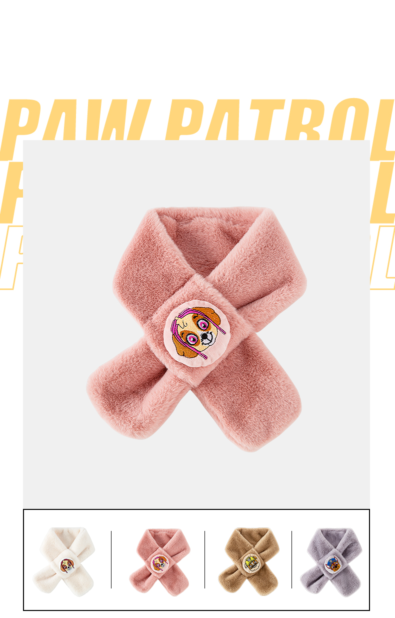 Paw Patrol 汪汪队 儿童毛绒围巾 图1