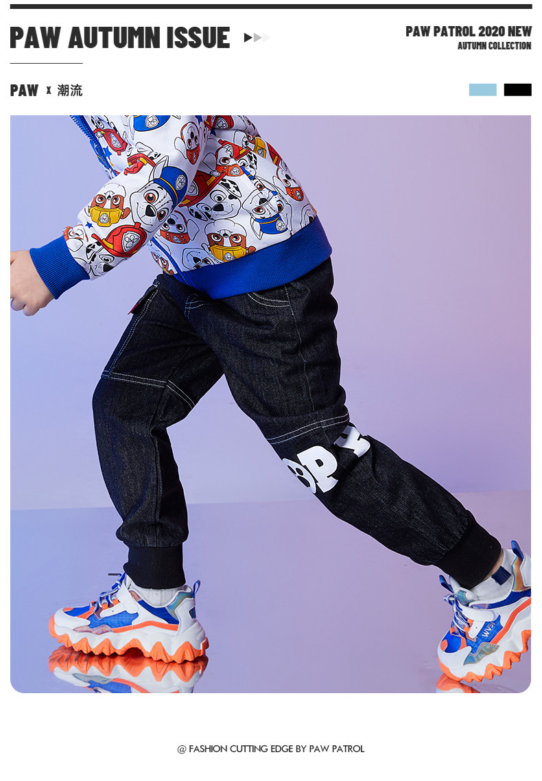 Paw Patrol 汪汪队立大功 20年秋季款 男童牛仔裤 休闲裤 天猫优惠券折后￥59包邮（￥99-40）2色可选